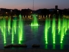 Washington Park Fountain Green Lights